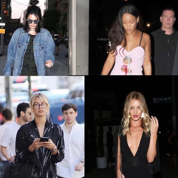 **NEW 18K Gold Herringbone Chain Necklace - Picture 4 of 7